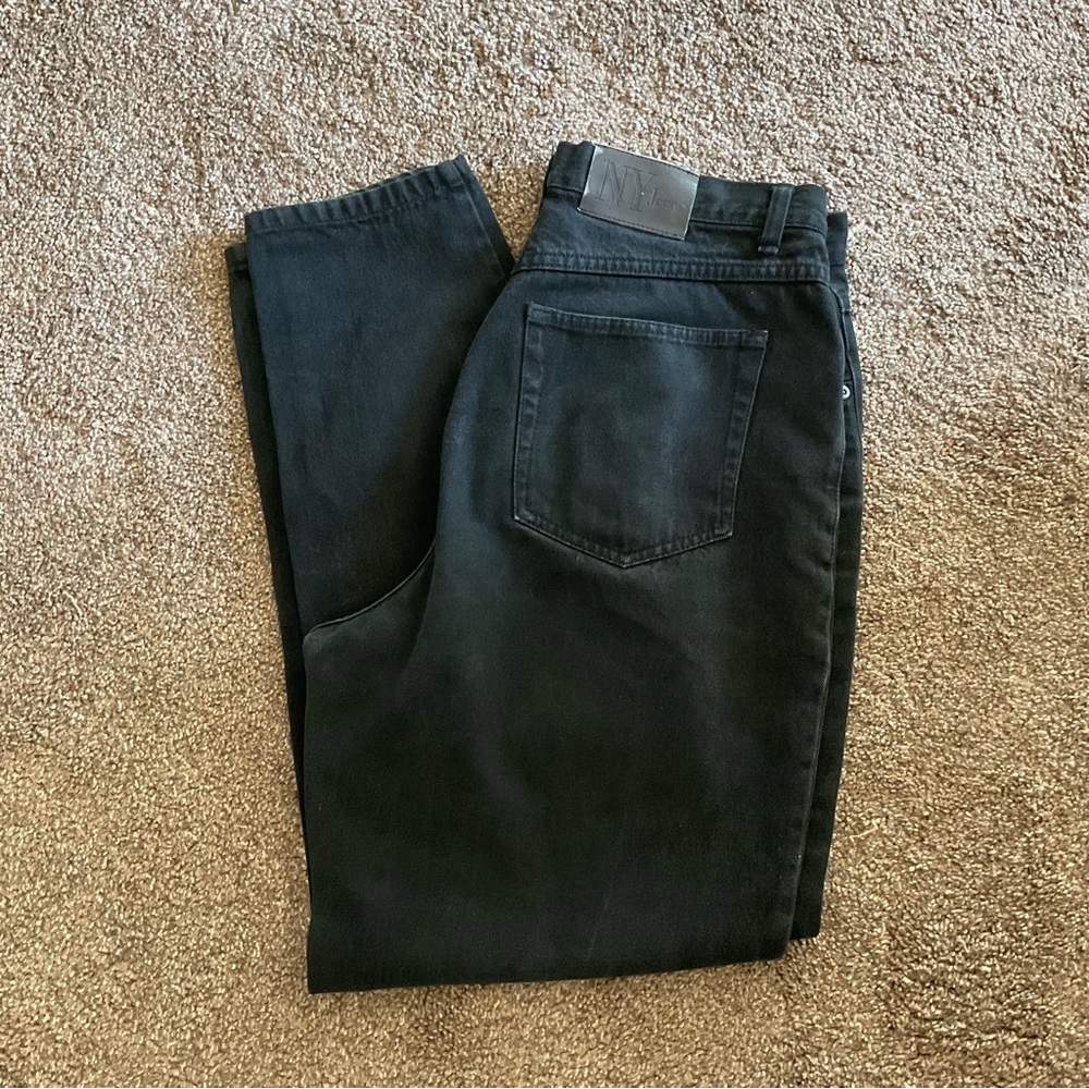 Vintage NY Jeans Black Easy Mom Jeans 12